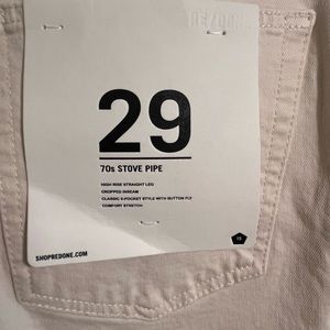 Re/Done 70s Stove Pipe High Rise Jeans in Comfort Stretch